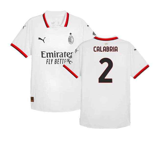 2024-2025 AC Milan Away Authentic Shirt (Calabria 2)