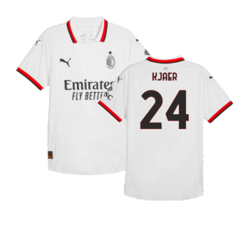 2024-2025 AC Milan Away Authentic Shirt (Kjaer 24)