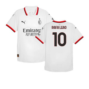 2024-2025 AC Milan Away Authentic Shirt (Rafa Leao 10)
