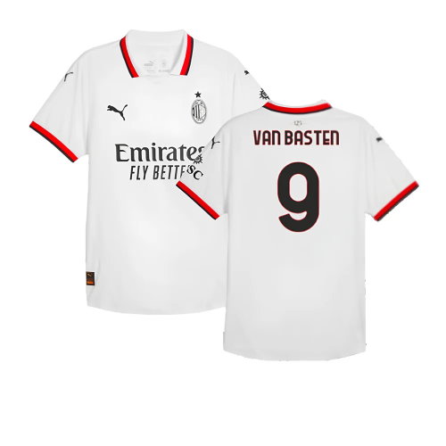 2024-2025 AC Milan Away Authentic Shirt (Van Basten 9)