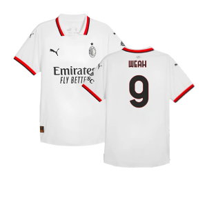 2024-2025 AC Milan Away Authentic Shirt (Weah 9)