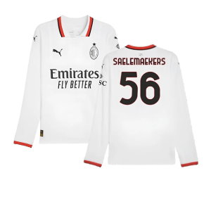 2024-2025 AC Milan Away Long Sleeve Shirt (Saelemaekers 56)