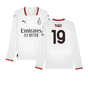 2024-2025 AC Milan Away Long Sleeve Shirt (Theo 19)