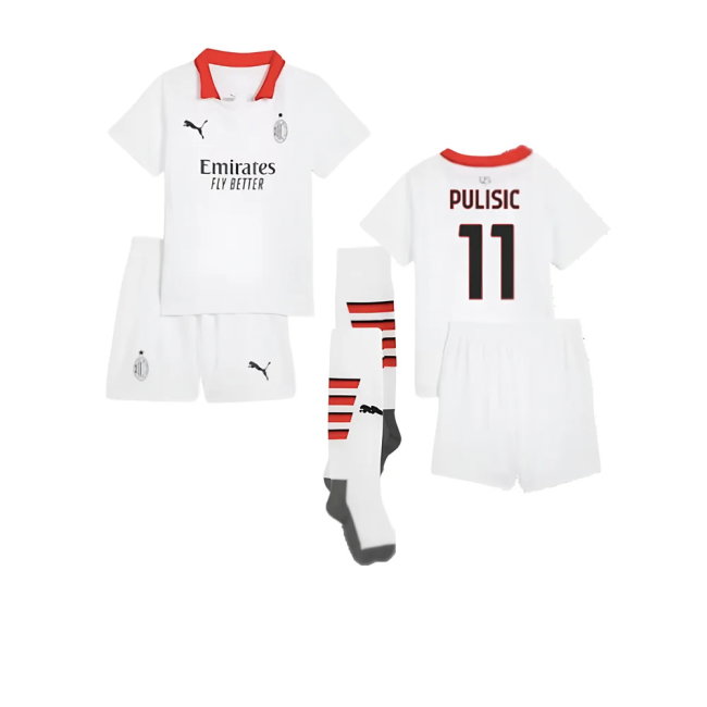 2024-2025 AC Milan Away Mini Kit (Pulisic 11)