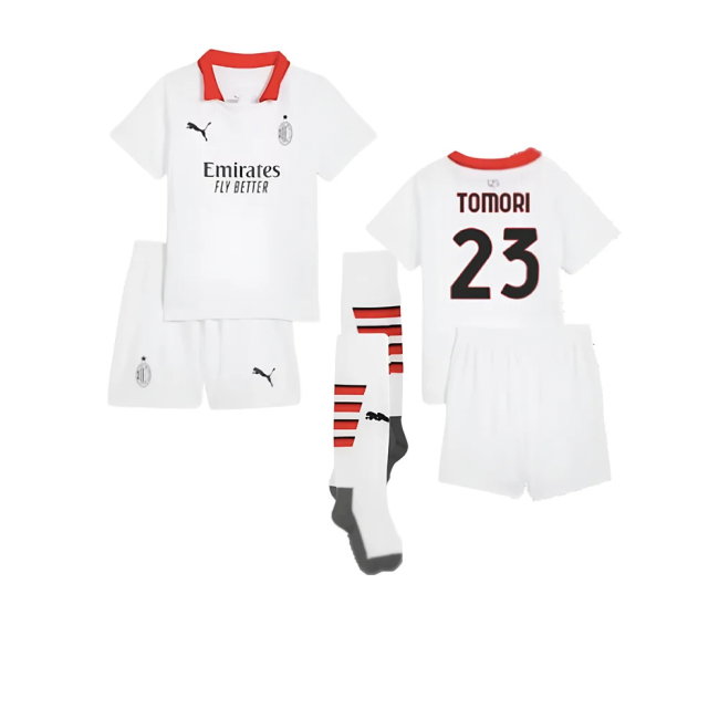 2024-2025 AC Milan Away Mini Kit (Tomori 23)