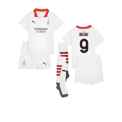 2024-2025 AC Milan Away Mini Kit (Weah 9)