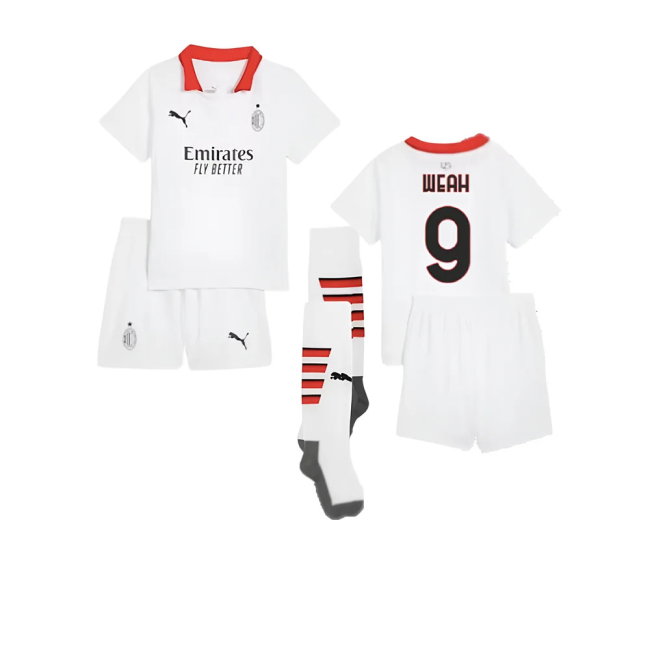 2024-2025 AC Milan Away Mini Kit (Weah 9)