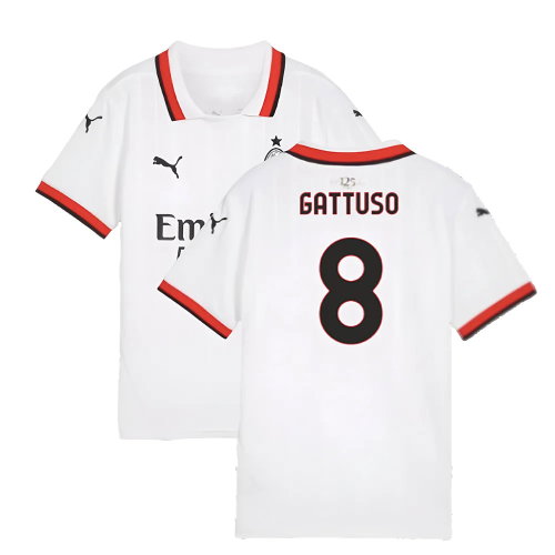2024-2025 AC Milan Away Shirt (Kids) (Gattuso 8)