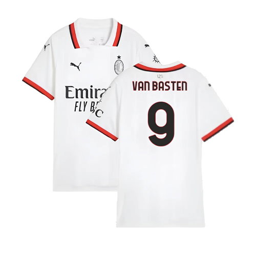 2024-2025 AC Milan Away Shirt (Womens) (Van Basten 9)
