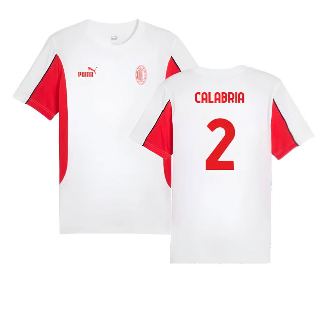 2024-2025 AC Milan FtblArchive Tee (White) (Calabria 2)