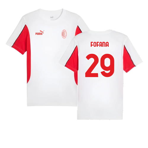 2024-2025 AC Milan FtblArchive Tee (White) (Fofana 29)