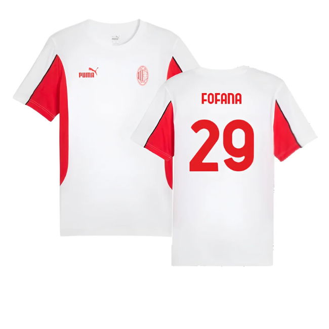 2024-2025 AC Milan FtblArchive Tee (White) (Fofana 29)