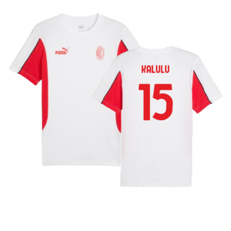 2024-2025 AC Milan FtblArchive Tee (White) (Kalulu 15)