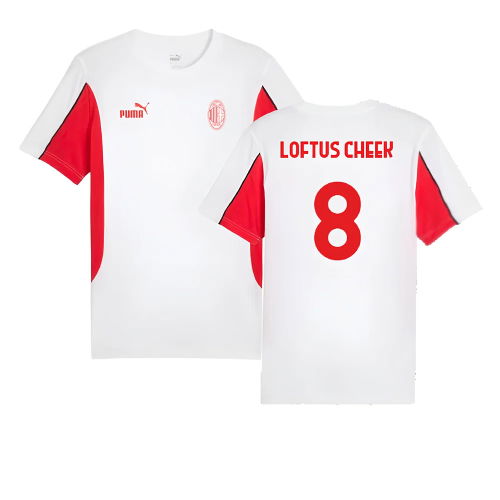 2024-2025 AC Milan FtblArchive Tee (White) (Loftus Cheek 8)