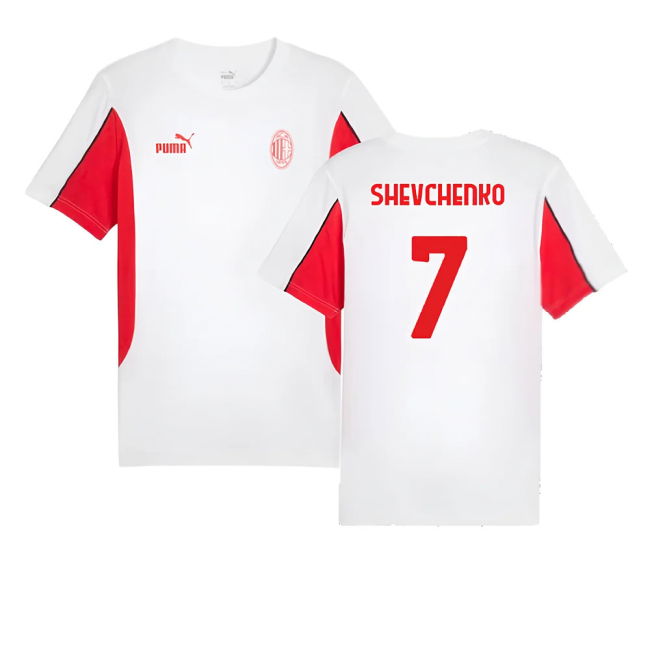 2024-2025 AC Milan FtblArchive Tee (White) (Shevchenko 7)