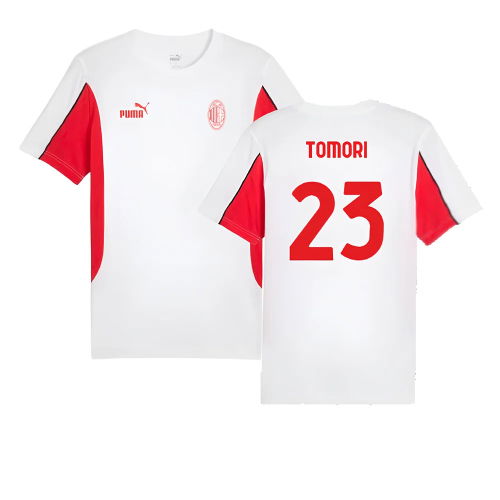 2024-2025 AC Milan FtblArchive Tee (White) (Tomori 23)