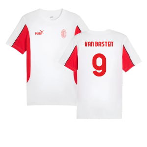 2024-2025 AC Milan FtblArchive Tee (White) (Van Basten 9)