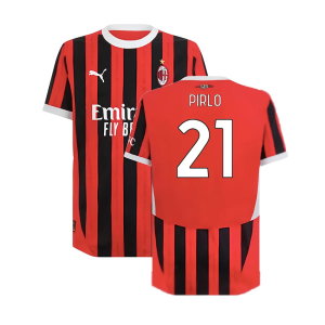 2024-2025 AC Milan Home Authentic Shirt (Pirlo 21)