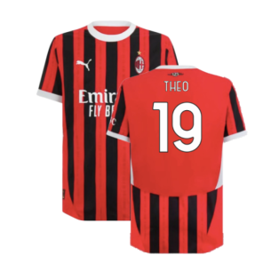 2024-2025 AC Milan Home Authentic Shirt (Theo 19)