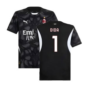 2024-2025 AC Milan Home Goalkeeper Shirt (Black) (DIDA 1)