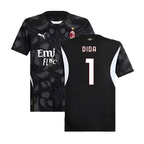 2024-2025 AC Milan Home Goalkeeper Shirt (Black) (DIDA 1)