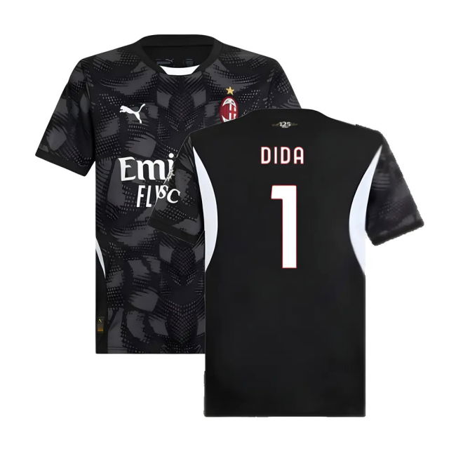 2024-2025 AC Milan Home Goalkeeper Shirt (Black) (DIDA 1)