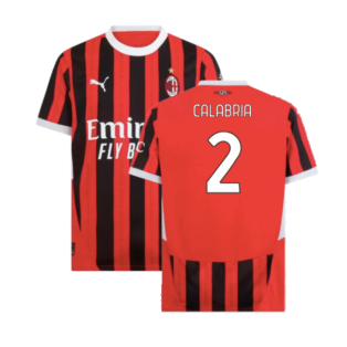 2024-2025 AC Milan Home Shirt (Calabria 2)