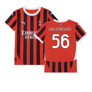 2024-2025 AC Milan Home Shirt (Kids) (Saelemaekers 56)