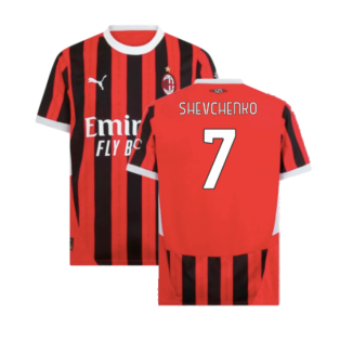 2024-2025 AC Milan Home Shirt (Shevchenko 7)