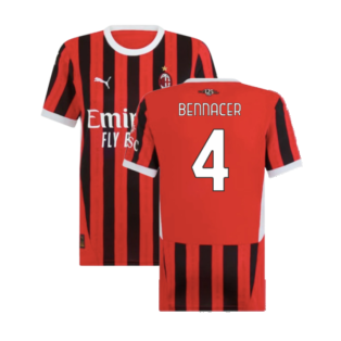 2024-2025 AC Milan Home Shirt (Womens) (Bennacer 4)