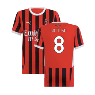 2024-2025 AC Milan Home Shirt (Womens) (Gattuso 8)