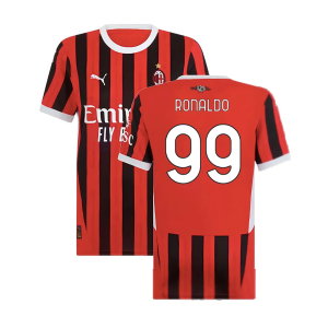 2024-2025 AC Milan Home Shirt (Womens) (Ronaldo 99)