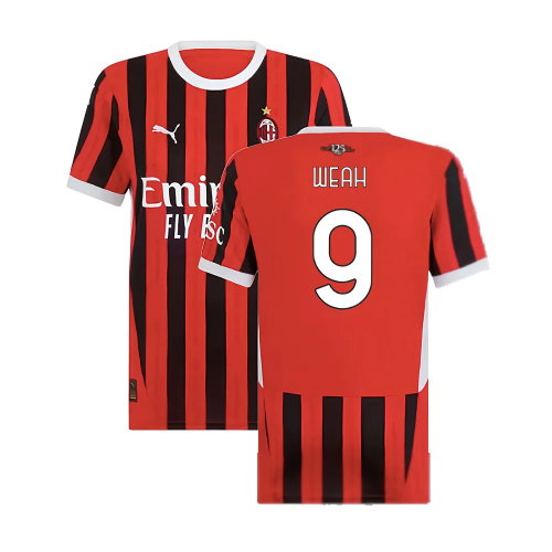2024-2025 AC Milan Home Shirt (Womens) (Weah 9)