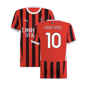 2024-2025 AC Milan Home Shirt (Womens)