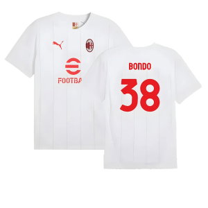 2024-2025 AC Milan Prematch SS Jersey (White) (Bondo 38)