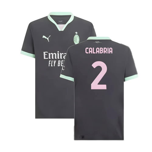 2024-2025 AC Milan Third Authentic Shirt (Calabria 2)