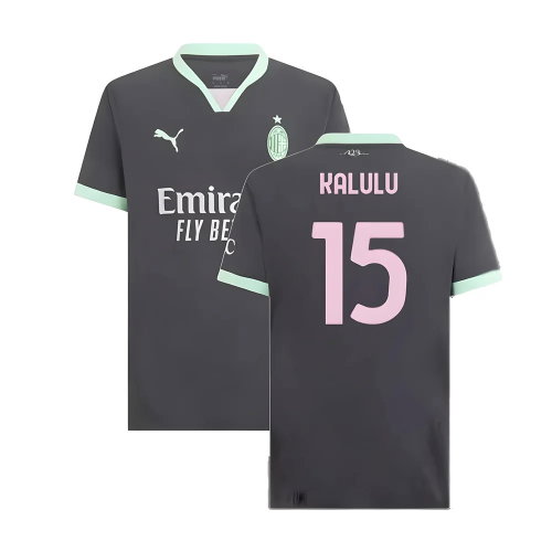 2024-2025 AC Milan Third Authentic Shirt (Kalulu 15)