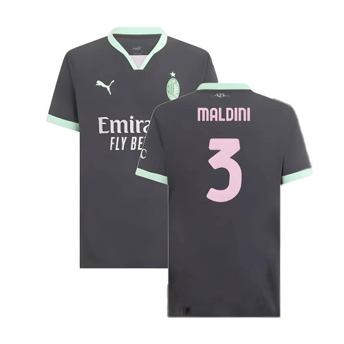 2024-2025 AC Milan Third Authentic Shirt (Maldini 3)