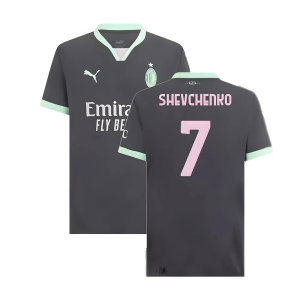 2024-2025 AC Milan Third Authentic Shirt (Shevchenko 7)