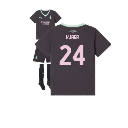 2024-2025 AC Milan Third Mini Kit (Kjaer 24)