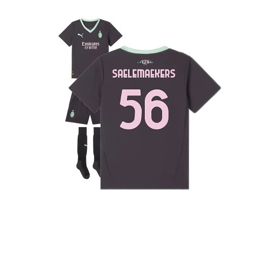 2024-2025 AC Milan Third Mini Kit (Saelemaekers 56)