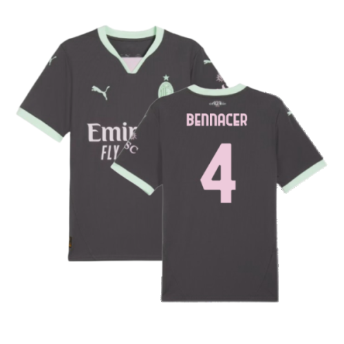 2024-2025 AC Milan Third Shirt (Bennacer 4)