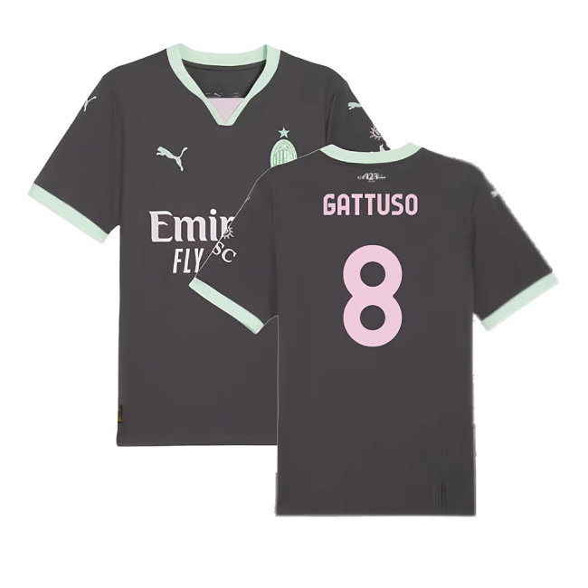 2024-2025 AC Milan Third Shirt (Gattuso 8)