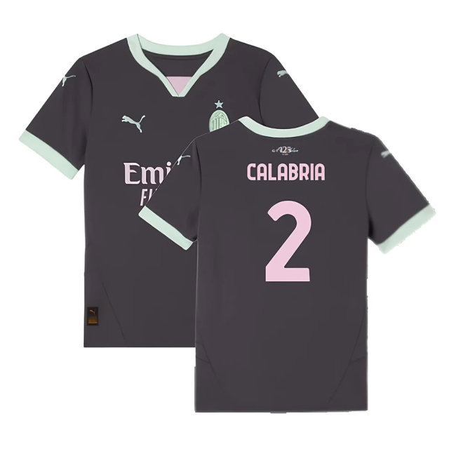 2024-2025 AC Milan Third Shirt (Kids) (Calabria 2)