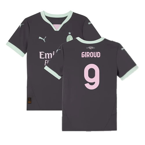 2024-2025 AC Milan Third Shirt (Kids) (Giroud 9)
