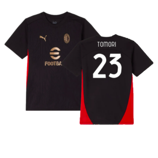 2024-2025 AC Milan Training Shirt (Black) - Kids (Tomori 23)