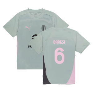2024-2025 AC Milan Training Shirt (Green Fog) - Kids (Baresi 6)