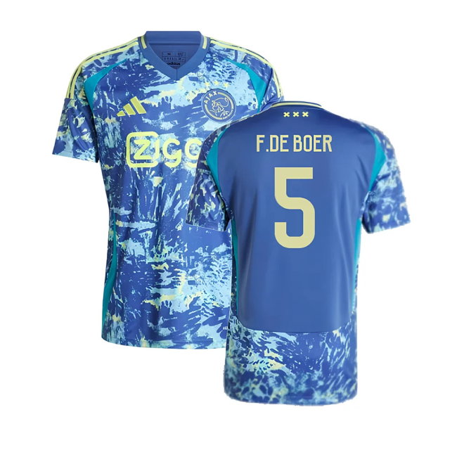 2024-2025 Ajax Away Shirt (F.De Boer 5)