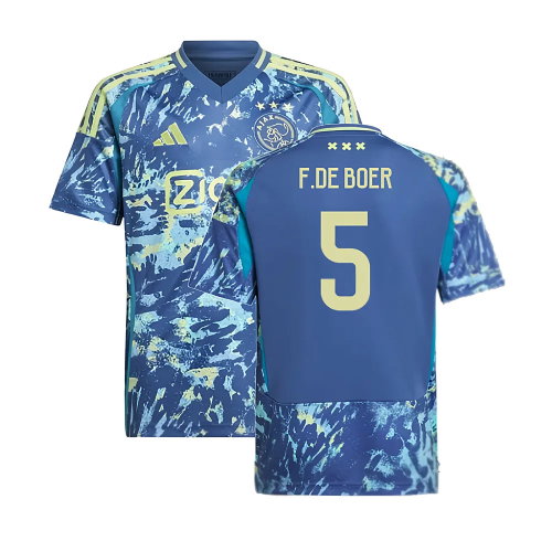 2024-2025 Ajax Away Shirt (Kids) (F.De Boer 5) 2024-2025 Ajax Away Shirt (Kids) (F.De Boer 5)
