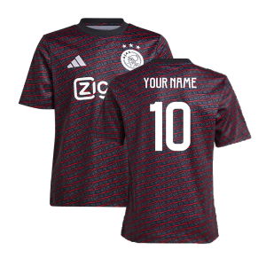 2024-2025 Ajax Pre Match Shirt (Black) - Kids